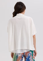 LD & Co Linen Blend Tie Cardigan - Taupe