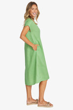 Sammy Linen Dress from Ping Pong Australia - Clover