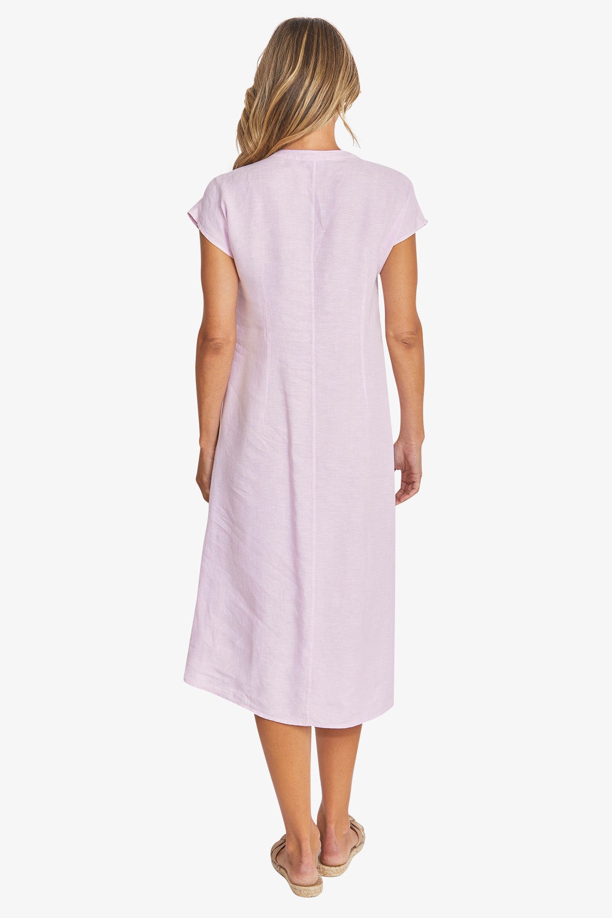 Sammy Linen Dress from Ping Pong Australia - Pearl
