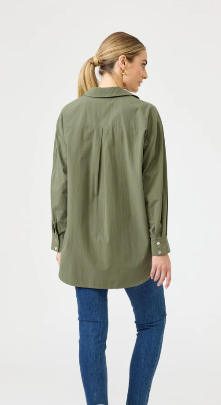 Studio oversized shirt - Khaki