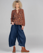 Boom Shankar Fleetwood top - Juliette splice print