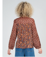 Boom Shankar Fleetwood top - Juliette splice print
