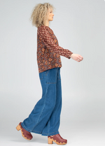 Boom Shankar Fleetwood top - Juliette splice print