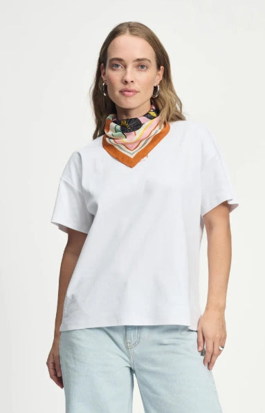 POM Amsterdam's silk bird print scarf