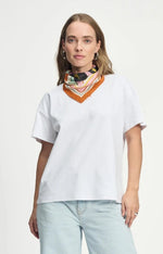 POM Amsterdam's silk bird print scarf