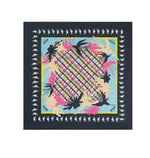 POM Amsterdam's Artisan Party print petite silk scarf