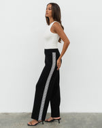 CONTRAST STRAIGHT LEG CO-ORD PANTS from White Closet