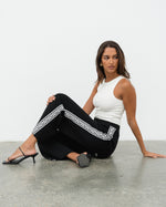 CONTRAST STRAIGHT LEG CO-ORD PANTS from White Closet