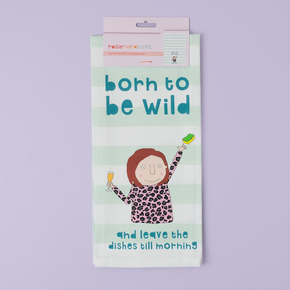 Rosie made a Thing Tea Towel - Born To Be Wild