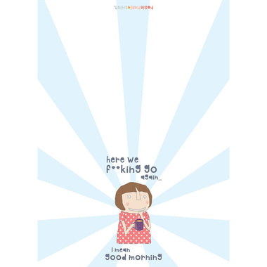 Rosie Made a Thing Tea Towel - Here We Go