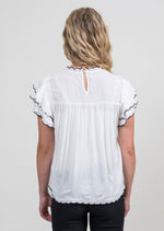 Smocked top by Trisha Tyler