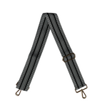 Liv & Milly Guitar Strap - Black & White Pattern