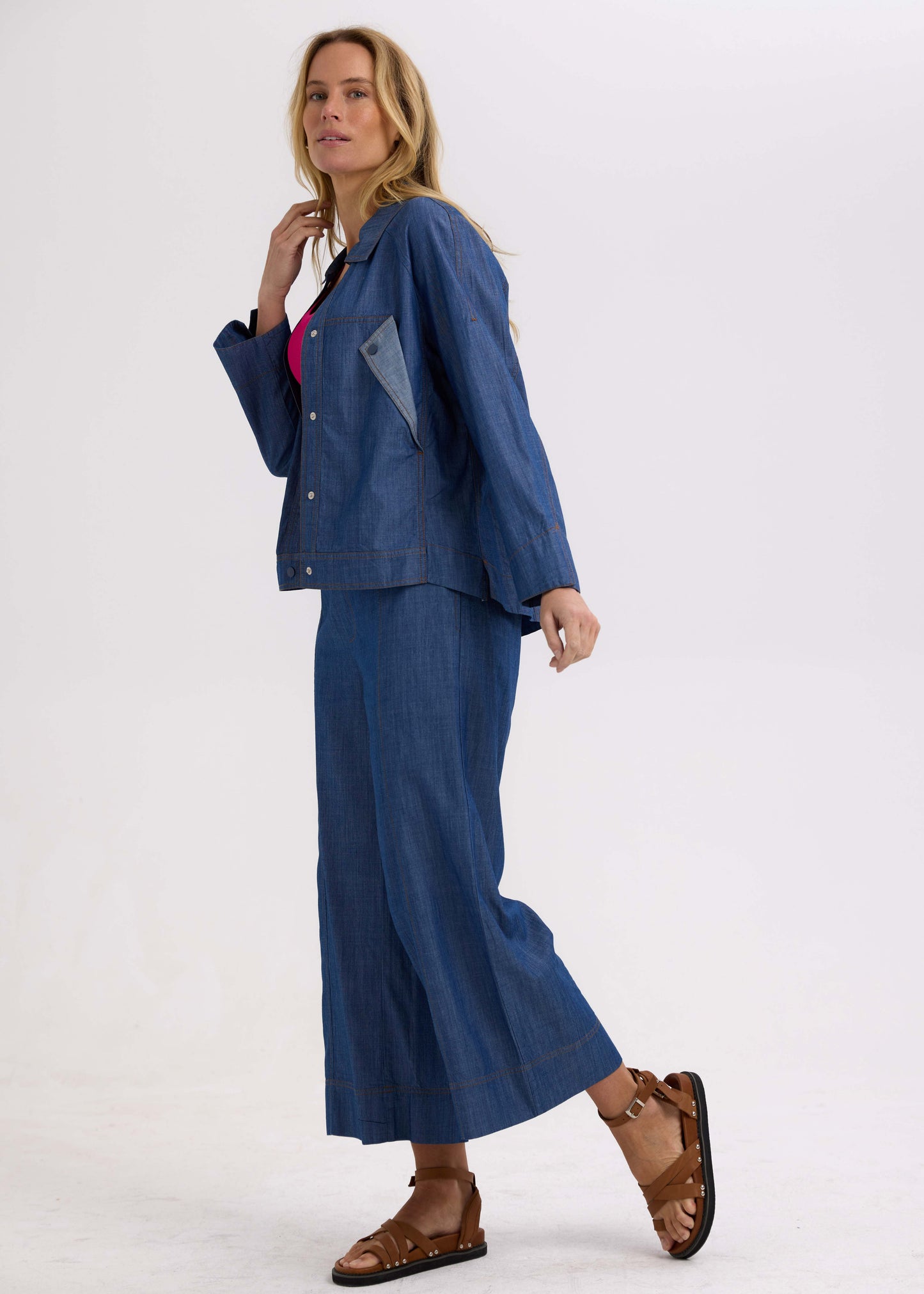 Zacket & Plover Vintage Denim Shacket