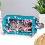 Alljoy Design - Cherry And Swallows - Message In A Bottle Card