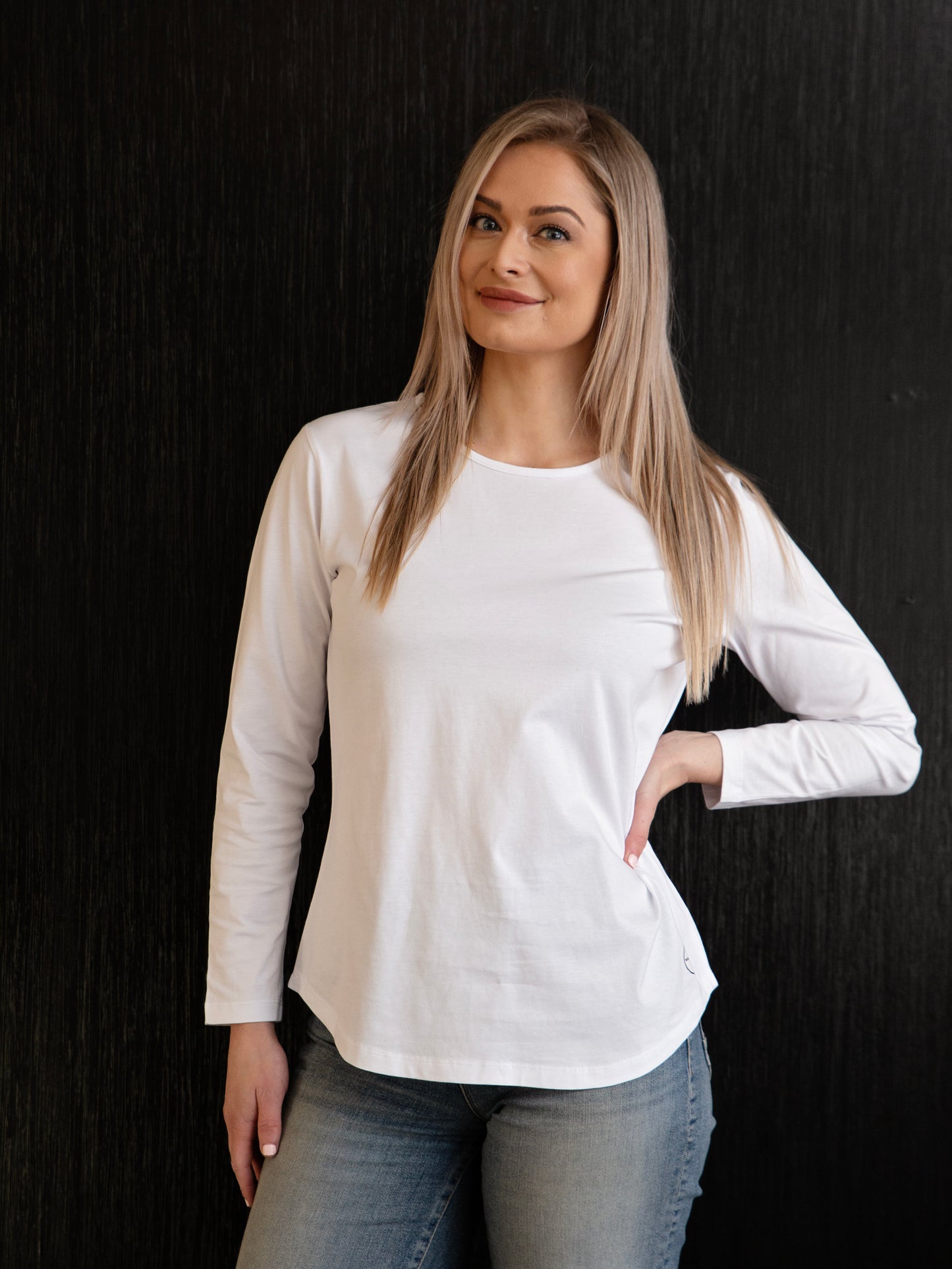 Must have Long sleeve Tee from White on Black