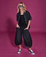 Boom Shankar Hatsu Guru Pant - Black with White Stitching
