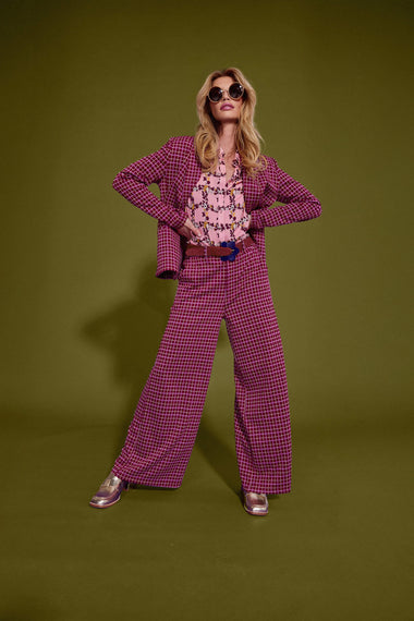 Boom Shankar Aiko Blazer - Himari Check