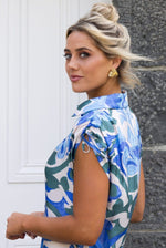 Bel Vestito Portofino border hem shirt dress