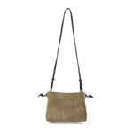 Gracie Suede Crossbody bag - Olive