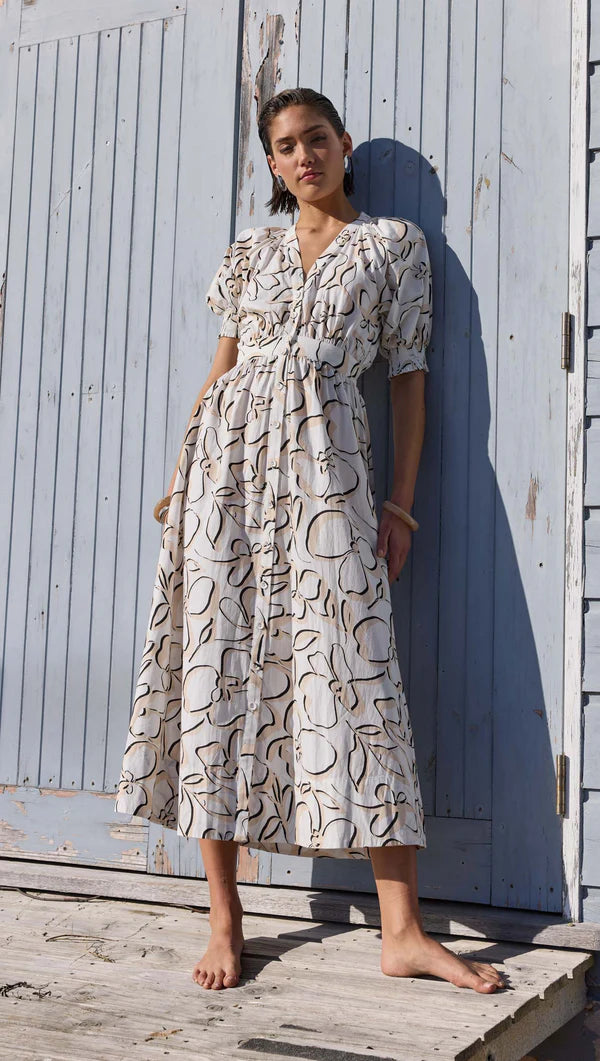AMINA MIDI DRESS