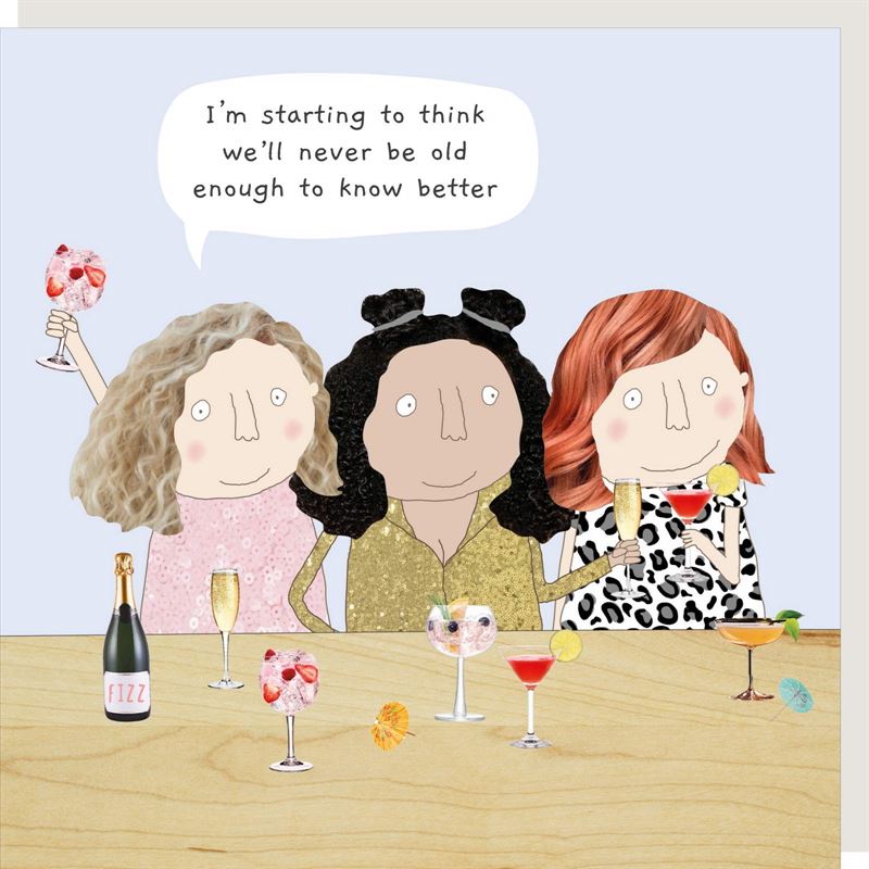 Rosie Made A Thing - Know Better - Humour Card