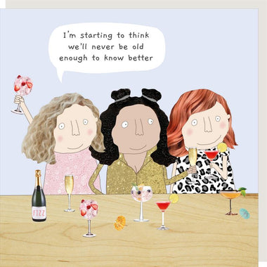 Rosie Made A Thing - Know Better - Humour Card