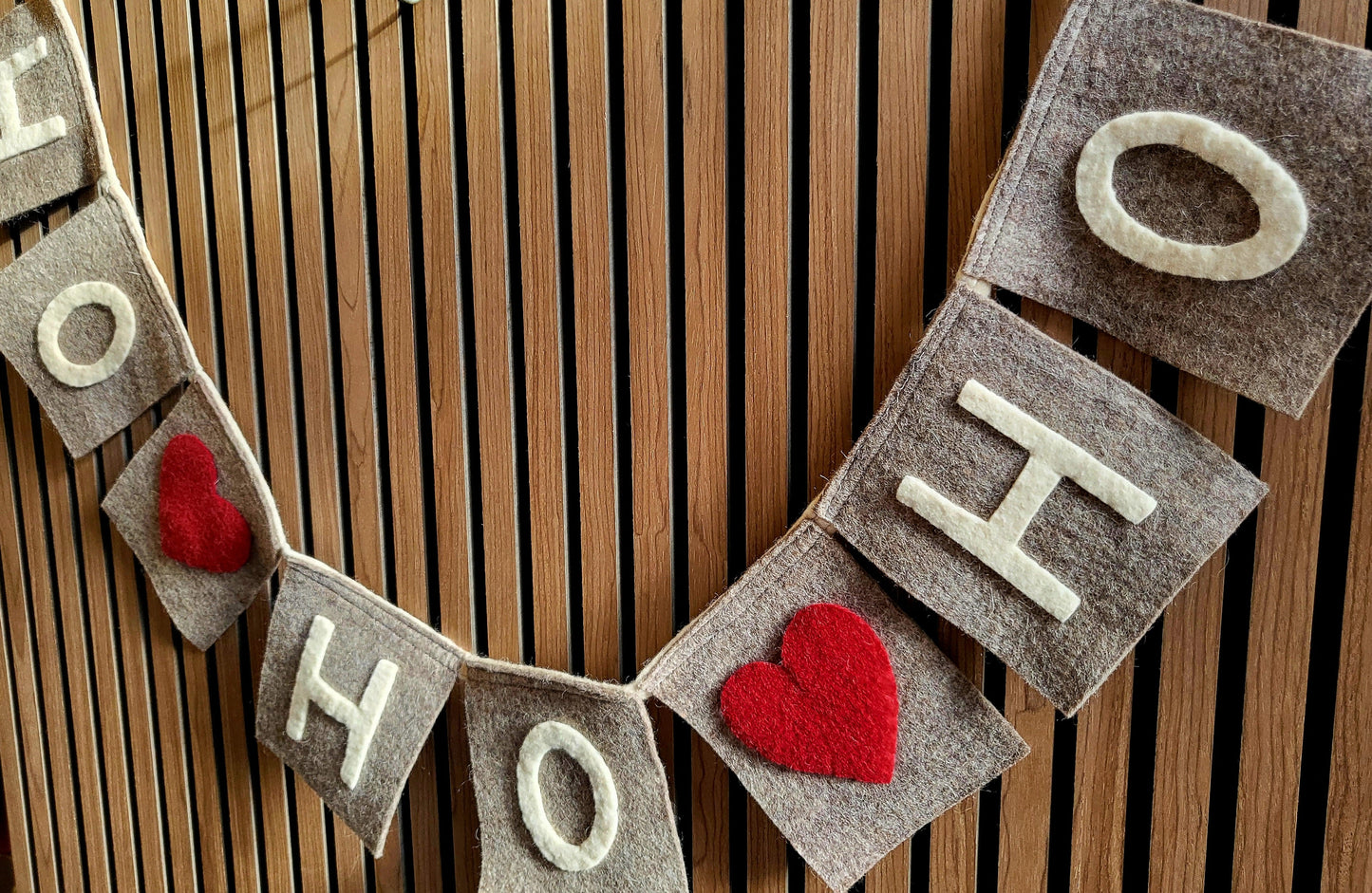 Pashom Christmas Bunting Ho-Ho-Ho