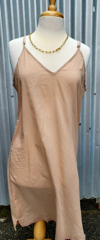 Cotton Slip - Nude