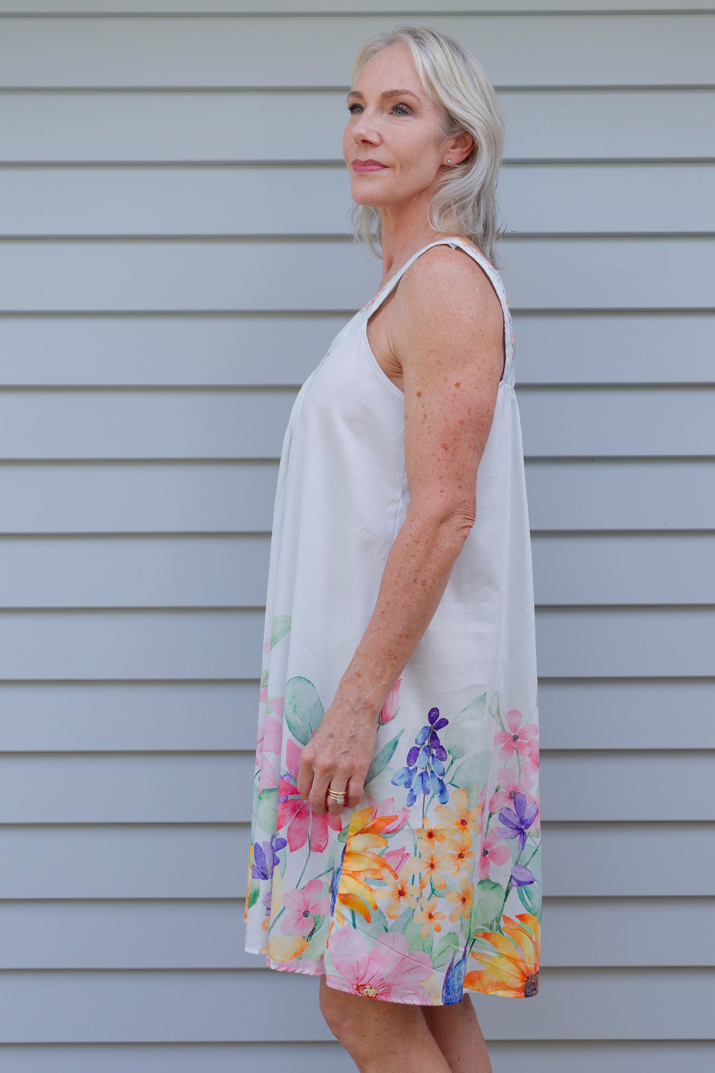 Carmen Kristen Countess - Sunflower Summer Cotton nightie