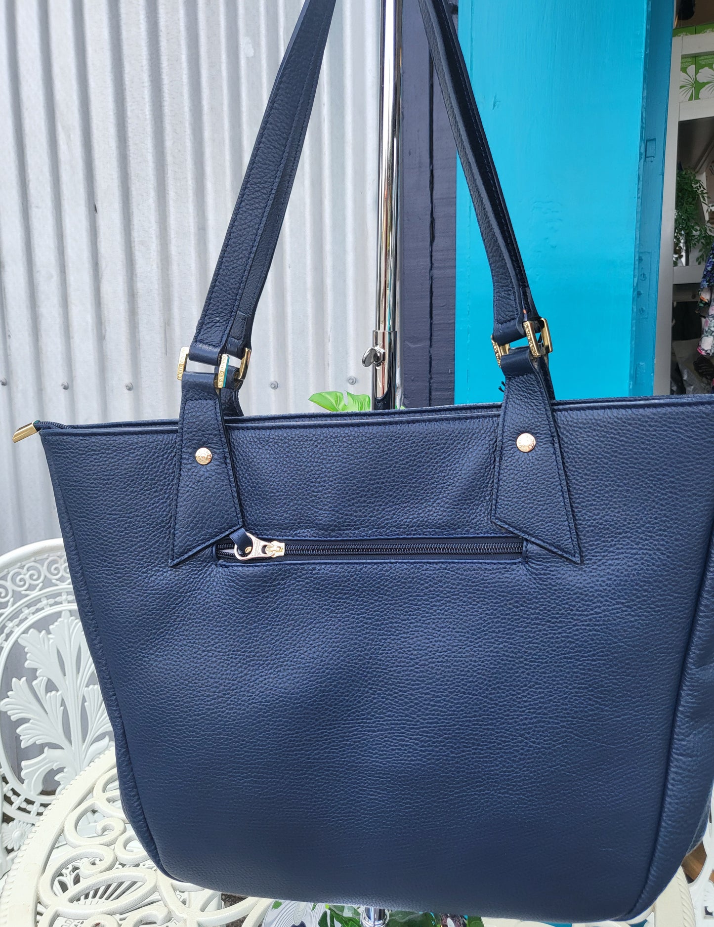 Pierre Cardin Tote Navy Stud PC3000