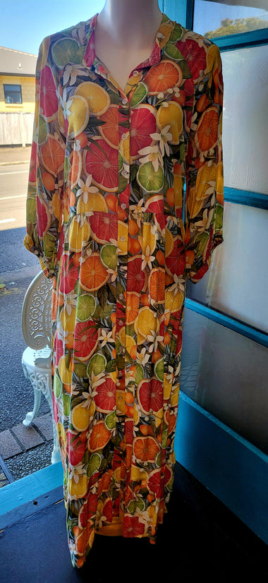 Luna Sky Florence Citrus Maxi Dress