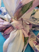 Handkerchief Wrapped Honeysuckle Soap from Carmen Kristen Luxury Loungewear