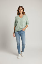 Detail Linen Top from LD&Co - Aloe