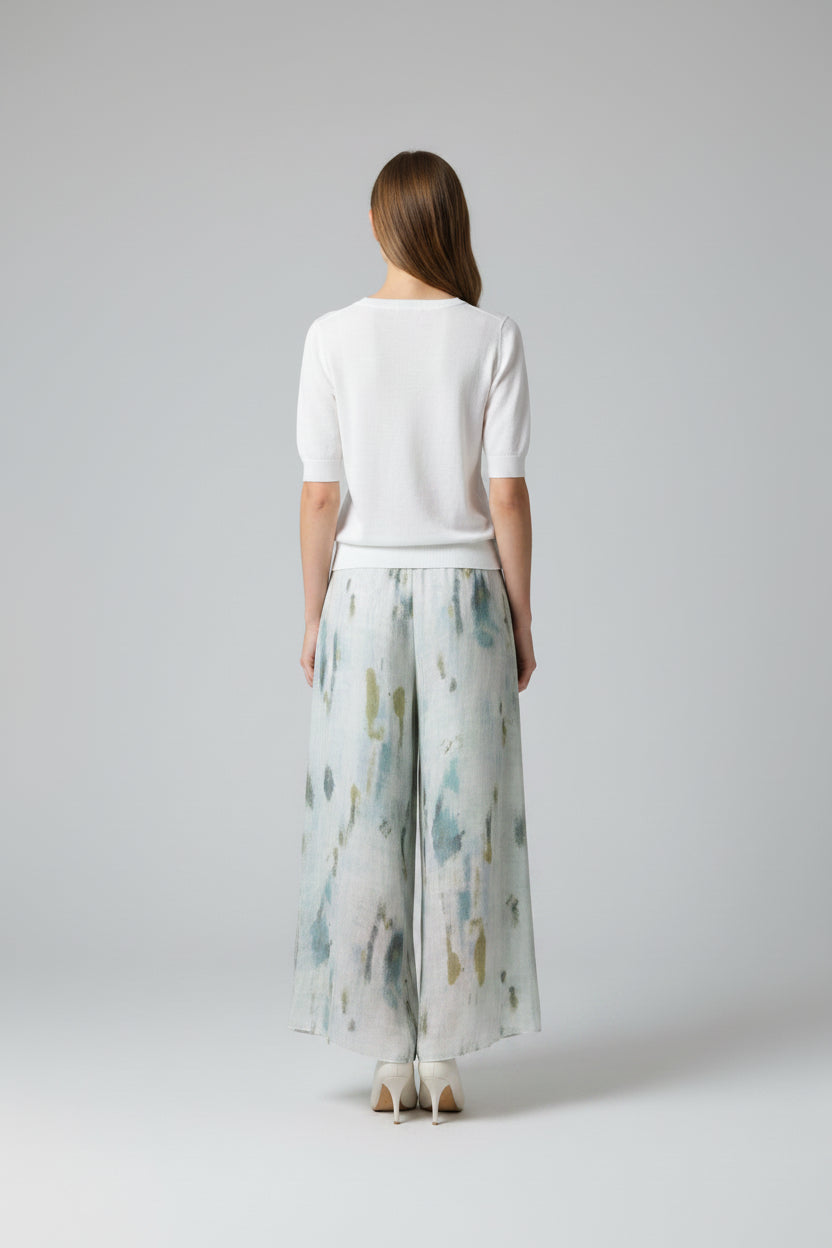 Detail Linen Top from LD&Co - White