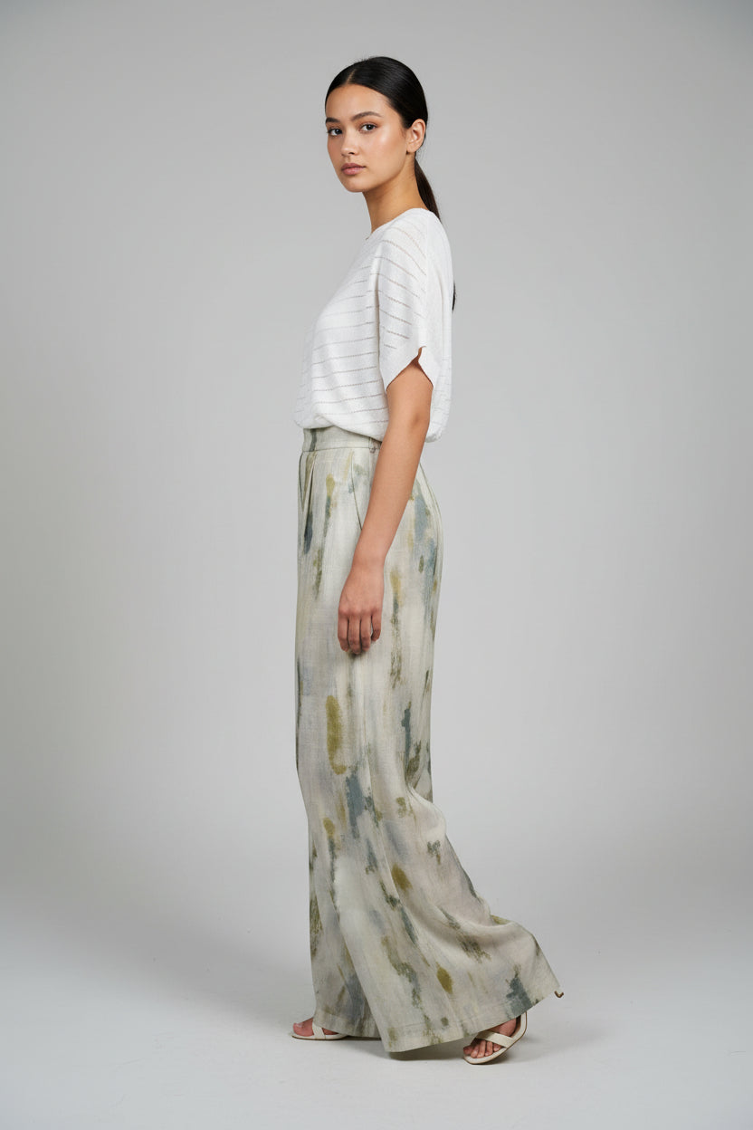Detail Linen Top from LD&Co - White