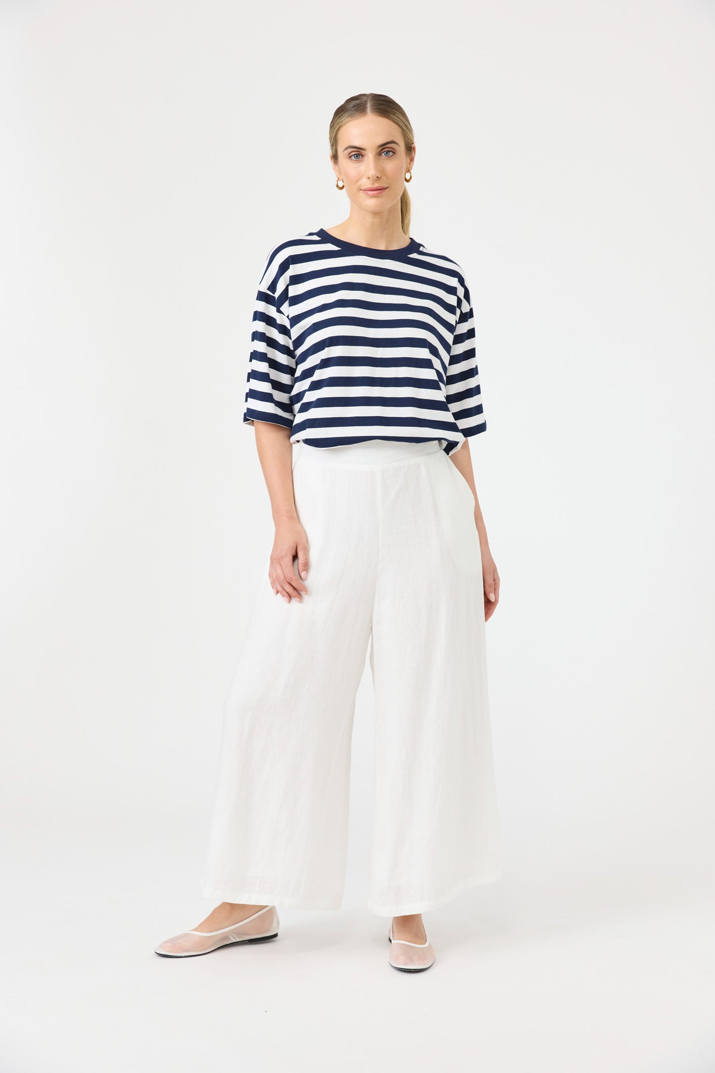 Studio Crop Pant - Salt