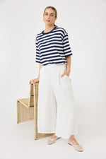 Studio Crop Pant - Salt