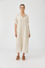 Studio Shirt Dress - Tusk