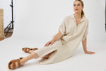 Studio Shirt Dress - Tusk