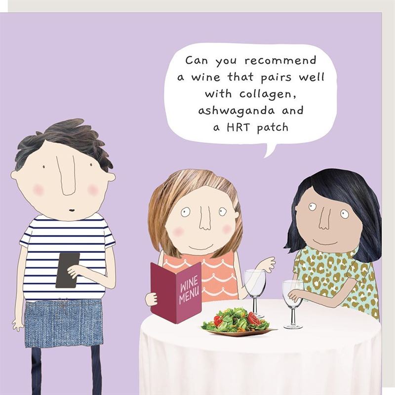 Pairs Well card - Rosie Made a Thing - Humour Card