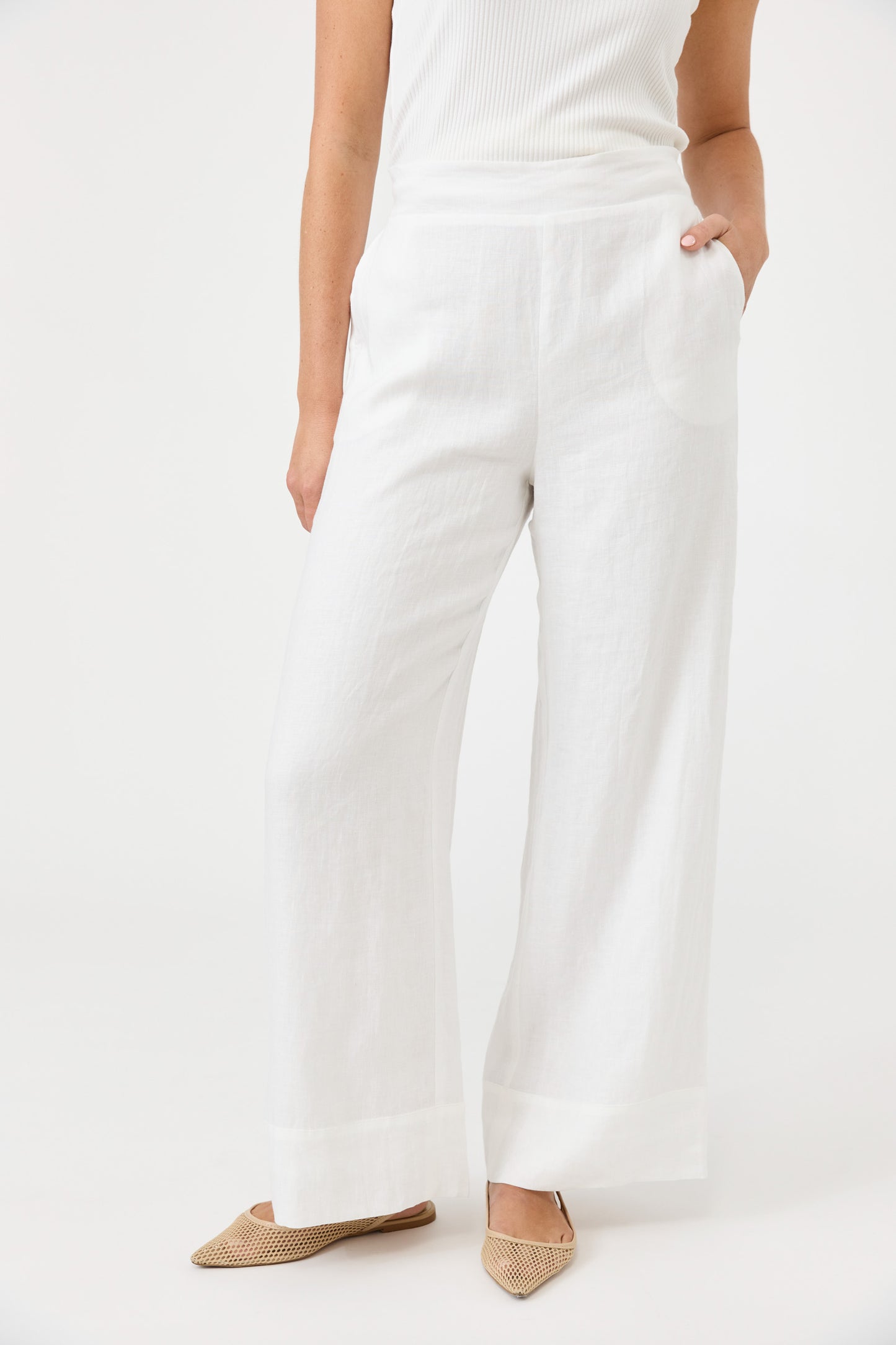 Studio pant - Salt colour