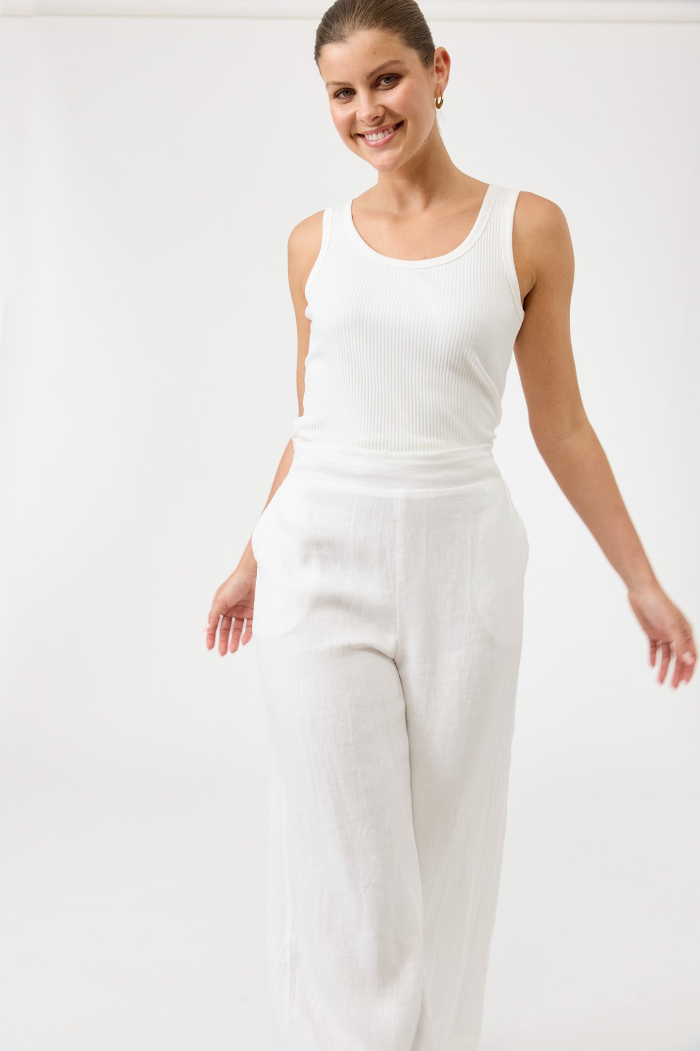 Studio pant - Salt colour