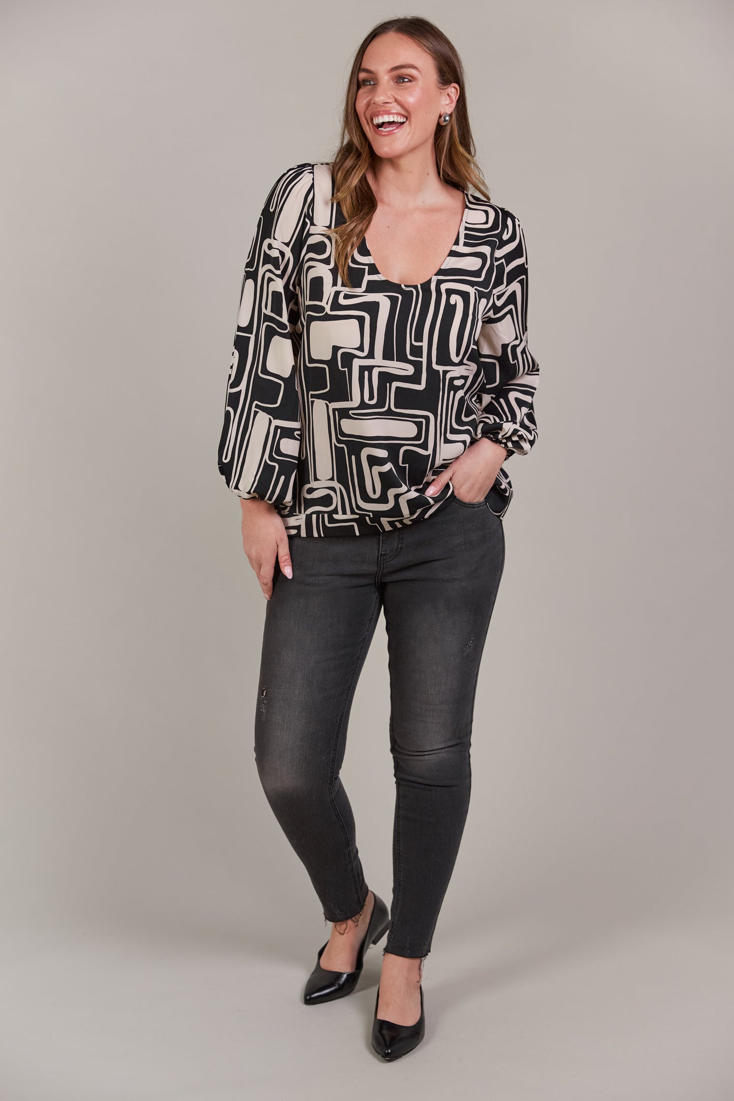Junko Denim - Black