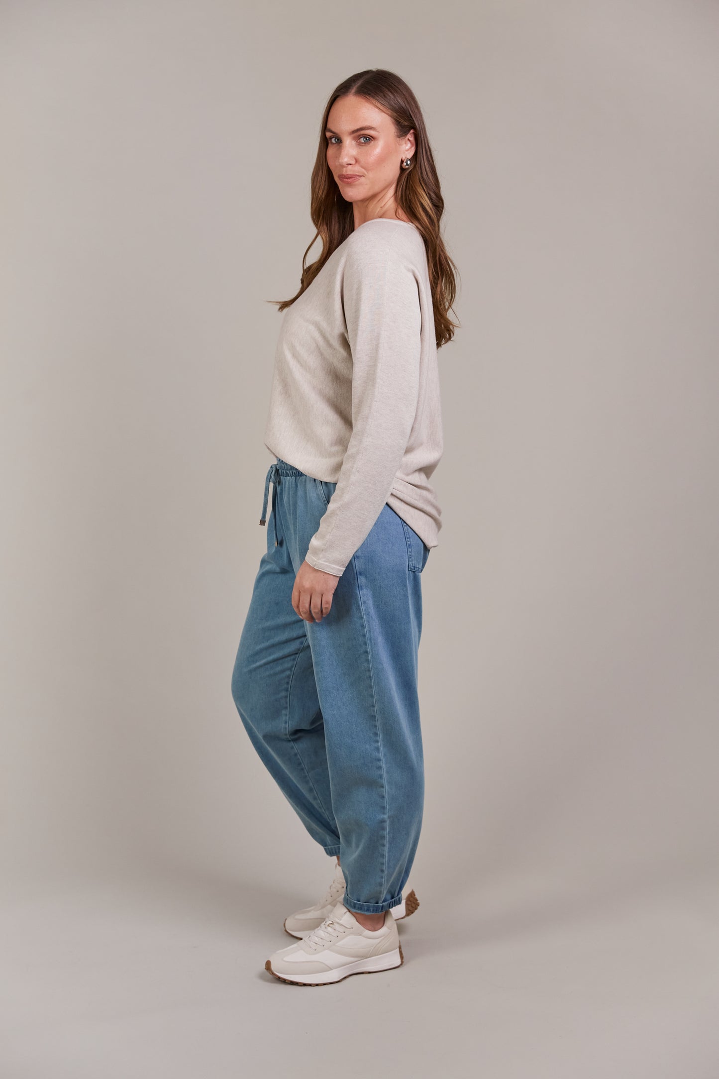 Pepi Relaxed Denim Pant - Denim