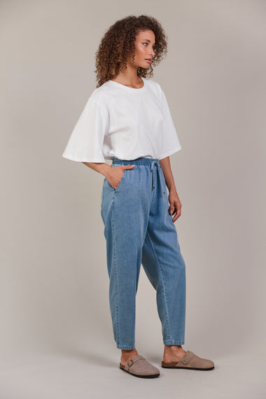 Pepi Relaxed Denim Pant - Denim