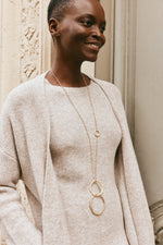 Merano Knit Dress - Flax