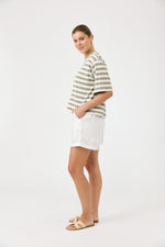 Studio Stripe T-shirt - Olive