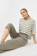 Studio Stripe T-shirt - Olive