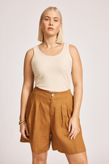 Miramar Short -Caramel