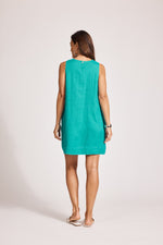 Miramar tank dress - Lagoon